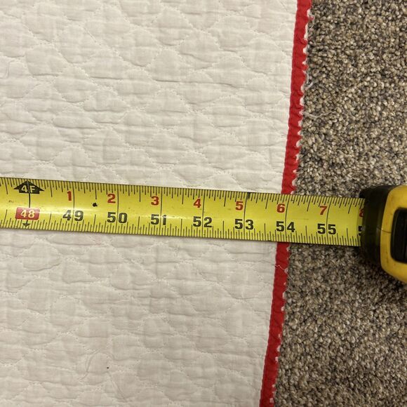 Vintage Baby Quilt Blanket Handmade Embroidered Chip & Dale Store Nuts Mushrooms - Picture 8 of 12